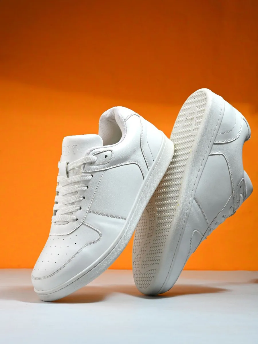 White Leather Sneakers
