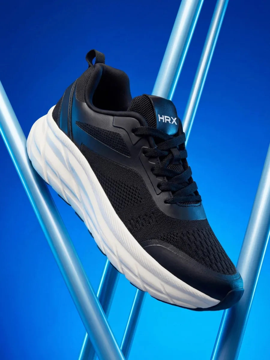 Black Mesh Running Shoes