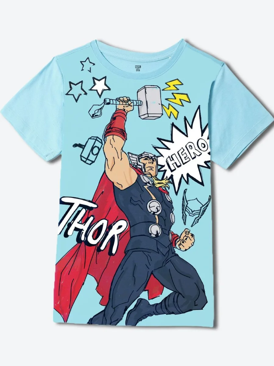 Boys Avengers Printed T-shirt